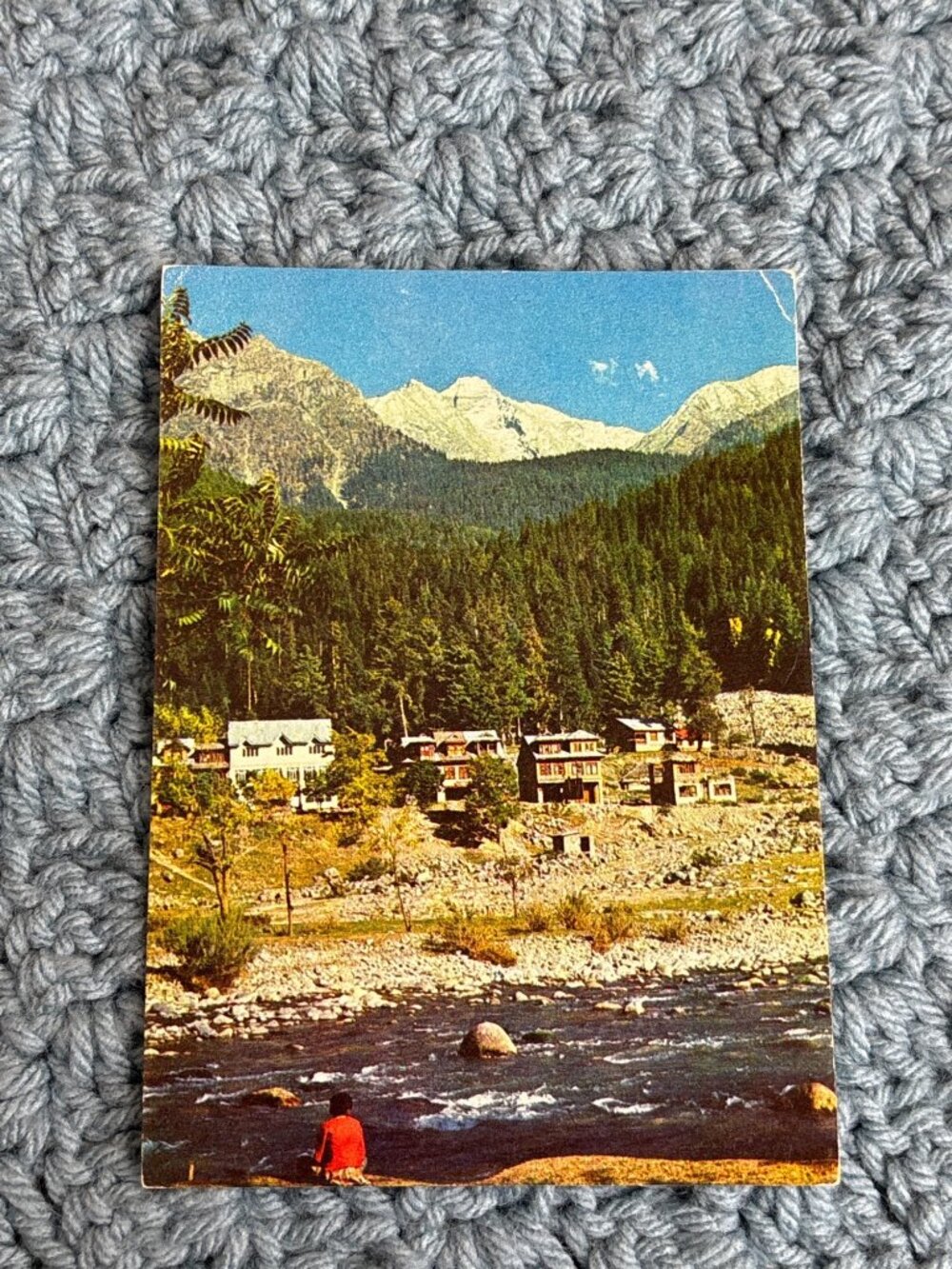 Pahal Gam Kashmir India Postcard